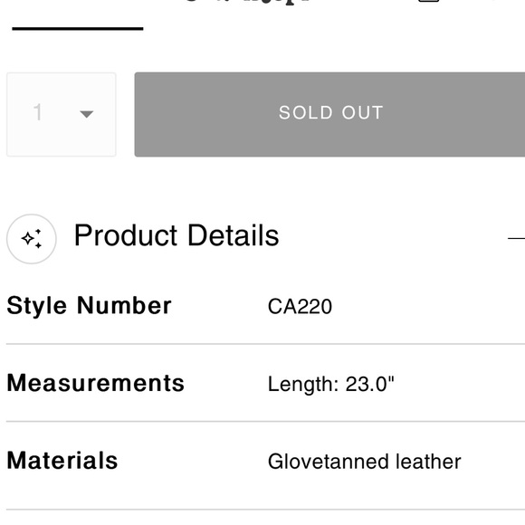 Coach Leather Chain Strap - Picture 8 of 8